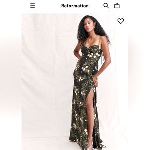 Reformation Melita dress in color “Anastasia”